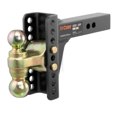 CURT Mfg Adjustable Trailer Hitch Ball Mount