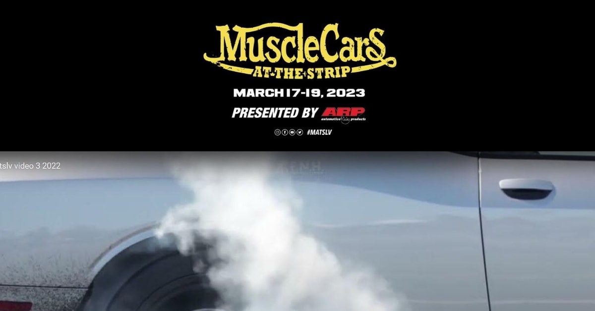 Muscle Cars At The Strip