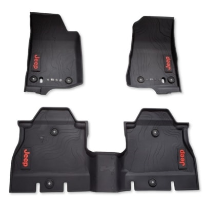 2023 Jeep Wrangler Rubber Floor Mats