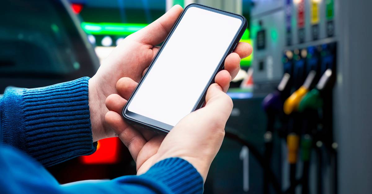 Using a Cell Phone at the Gas Station