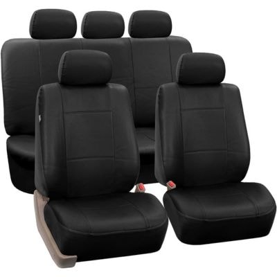 FH Group Leather Full Set Car Seat Covers